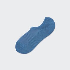 Низкие носки с ворсом Uniqlo, синий