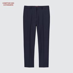 Comptoir des Cotonniers Шерстяные зауженные брюки Uniqlo, темно-синий