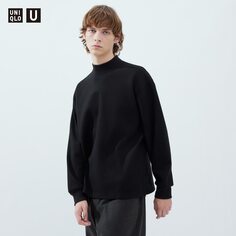 Водолазка из матового джерси Uniqlo, черный