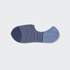 Низкие полосатые носки Uniqlo, синий
