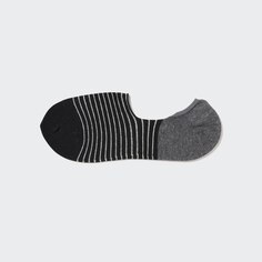 Низкие полосатые носки Uniqlo, черный