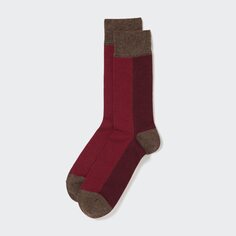 Полосатые носки Uniqlo, бордовый
