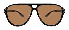 Солнцезащитные очки Amiri Aviator Logo &apos;Tortoise Brown/Orange&apos;, коричневый