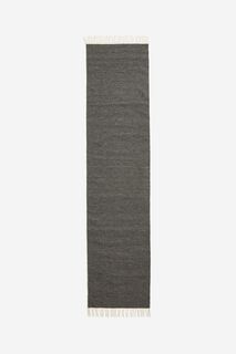 Ковер H&amp;M Home Flat Weave Wool Rug, темно-серый