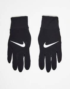 Черные женские перчатки Nike Running Lightweight Tech