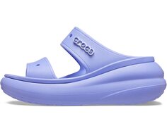 Туфли на каблуках Classic Crush Sandal Crocs, фиолетовый