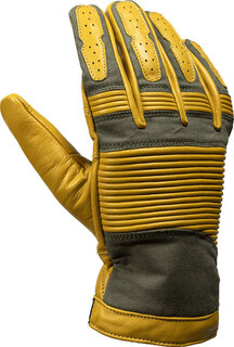 Перчатки John Doe Durango для мотоцикла, желто-оливковые