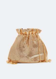 Сумка кросс-боди ROSANTICA Selene Mesh bag, золотой
