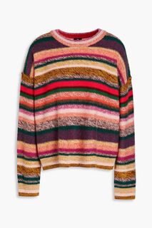 Полосатый свитер вязки интарсия PS PAUL SMITH, разноцветный