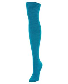 Женские многоцветные носки выше колена крючком MeMoi