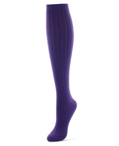 Женские носки до колена из смесового кашемира в рубчик MeMoi
