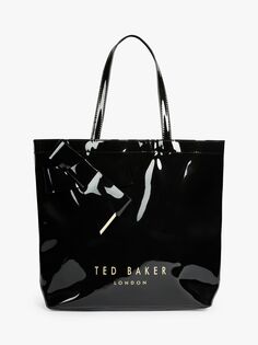 Большая сумка-шоппер Ted Baker Nicon с бантом, черная