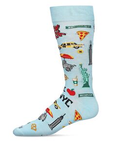 Мужские носки New York Rayon from Bamboo Novelty Crew Socks MeMoi