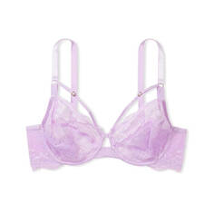 Бюстгальтер Victoria&apos;s Secret Very Sexy The Fabulous by Full-Cup Shine Strap, сиреневый