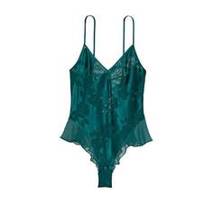 Боди Victoria&apos;s Secret VS Archives Burnout Satin, зеленый