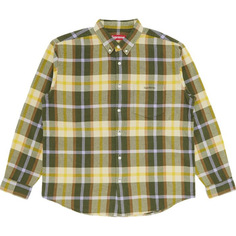 Рубашка Supreme Plaid Flannel, зеленый/мультиколор