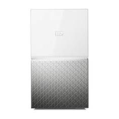 Сетевое хранилище Western Digital My Cloud Home Duo, 2 отсека, 8 ТБ, WDBMUT0080JWT, серебристый