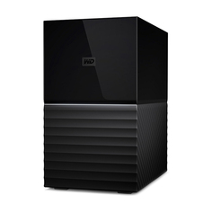 Сетевое хранилище Western Digital My Book Duo, 8 ТБ, WDBFBE0080JBK, черный