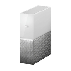 Сетевое хранилище Western Digital My Cloud Home, 1 отсек, 8 ТБ, WDBVXC0080HWT, серебристый