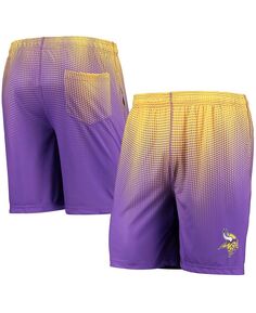 Мужские пурпурно-золотые тренировочные шорты minnesota vikings pixel gradient FOCO, мульти
