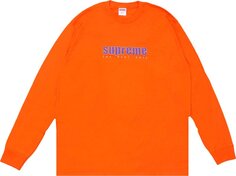 Лонгслив Supreme The Real Shit Long-Sleeve Tee &apos;Orange&apos;, оранжевый