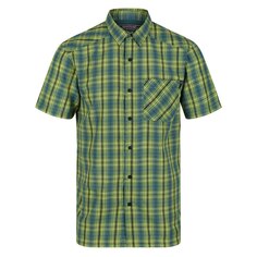 Рубашка с коротким рукавом Regatta Kalambo VI Checked, зеленый