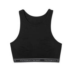 Бюстгальтер Victoria&apos;s Secret Logo Cotton Scoop, черный