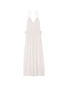 Сорочка Victoria&apos;s Secret Modal Lace-Trim Long, белый