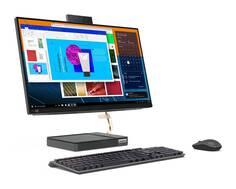 Моноблок Lenovo IdeaCentre 5 AIO, 23.8&quot;, AMD Ryzen 7 5700U, Full-HD сенсорный экран, 32Гб RAM, 1Тб SSD+1Тб HDD, черный