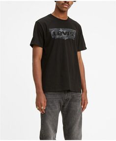 Мужская футболка с круглым вырезом и короткими рукавами с рисунком Levi&apos;s, мульти Levis