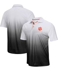 Мужская серая рубашка поло с логотипом clemson tigers magic team Colosseum, серый