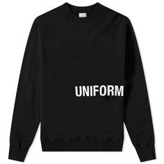 Толстовка Uniform Experiment Logo Crew Sweat