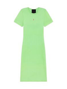 Платье из трикотажа Givenchy, зеленый