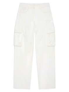 Джинсовые брюки карго оверсайз Givenchy, белый