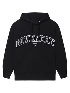 Худи узкого кроя с логотипом Varsity Givenchy, черный