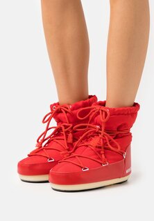 Ботинки зимние Moon Boot, красный