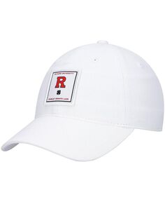 Мужская белая регулируемая шляпа Rutgers Scarlet Knights Dream Black Clover