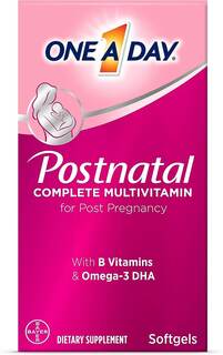 Комплекс мультивитаминов для послеродового периода One-A-Day Postnatal Complete Multivitamin for Post-Pregnancy, 60 капс