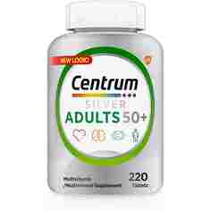 Мультивитамины Centrum Silver для взрослых от 50 лет, 220 таблеток