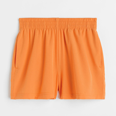 Спортивные шорты H&amp;M Move Solid-color, оранжевый H&M
