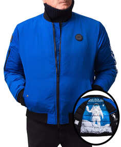 Куртка-бомбер Space One Nasa Inspired Hooded, синий