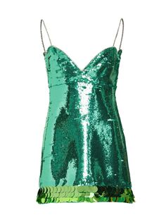 Мини-платье Harper с пайетками CDGNY by CD Greene, зеленый