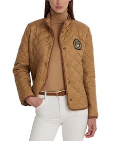 Женское стеганое пальто с гербом Lauren Ralph Lauren