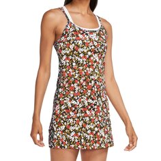 Платье без рукавов Nike Floral Cami, разноцветный