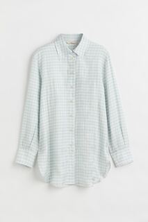 Рубашка из твила с оттенком шелка H&amp;M H&M