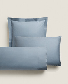 Наволочка Zara Home Cotton Percale, синий