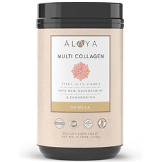Коллаген Alaya Naturals Multi Powder MSM + GC Vanilla, 360 гр