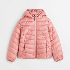 Легкая пуховая куртка H&amp;M, светло-розовый H&M
