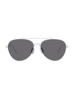 Солнцезащитные очки-авиаторы 56MM Givenchy, белый