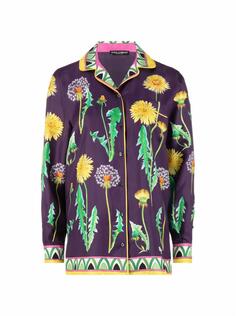 Блузка с цветочным принтом Dolce&amp;Gabbana